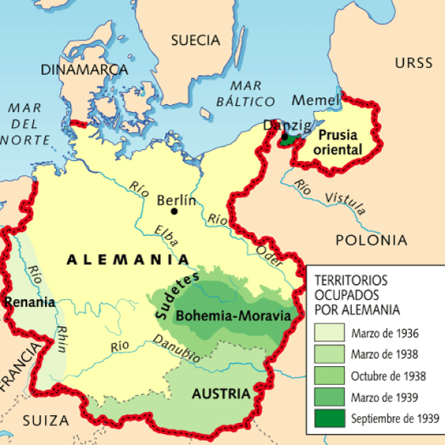 Expansionismo Alemán pre-guerra, Segunda Guerra Mundial